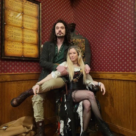 Ian Hyland with her romantic partner Howie Howard. 